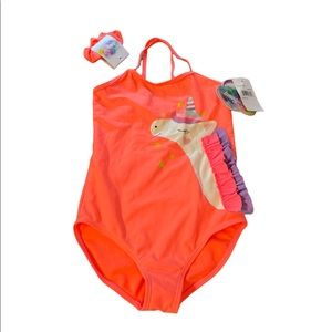 🔥 Cute Unicorn 🦄 Swimsuit | size 6X | NWT